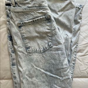 Zara acid-washed jeans